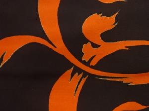 アンティーク　塩瀬唐草模様名古屋帯